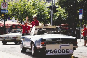 Mercedes-Benz SL-Club Pagode Jahrestreffen in Düsseldorf