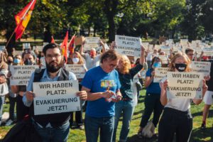 „Wir haben Platz!“ – Demo in Essen