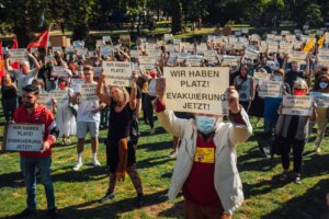 „Wir haben Platz!“ – Demo in Essen